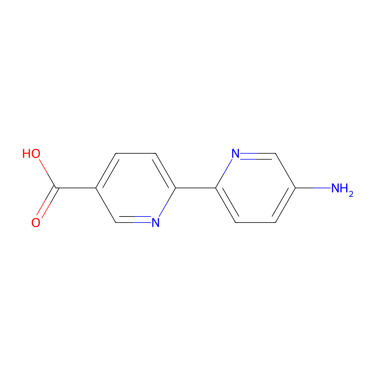 5'-Amino-[2,2'-bipyridine]-5-carboxylic acid molecular structure, CAS 735248-05-2