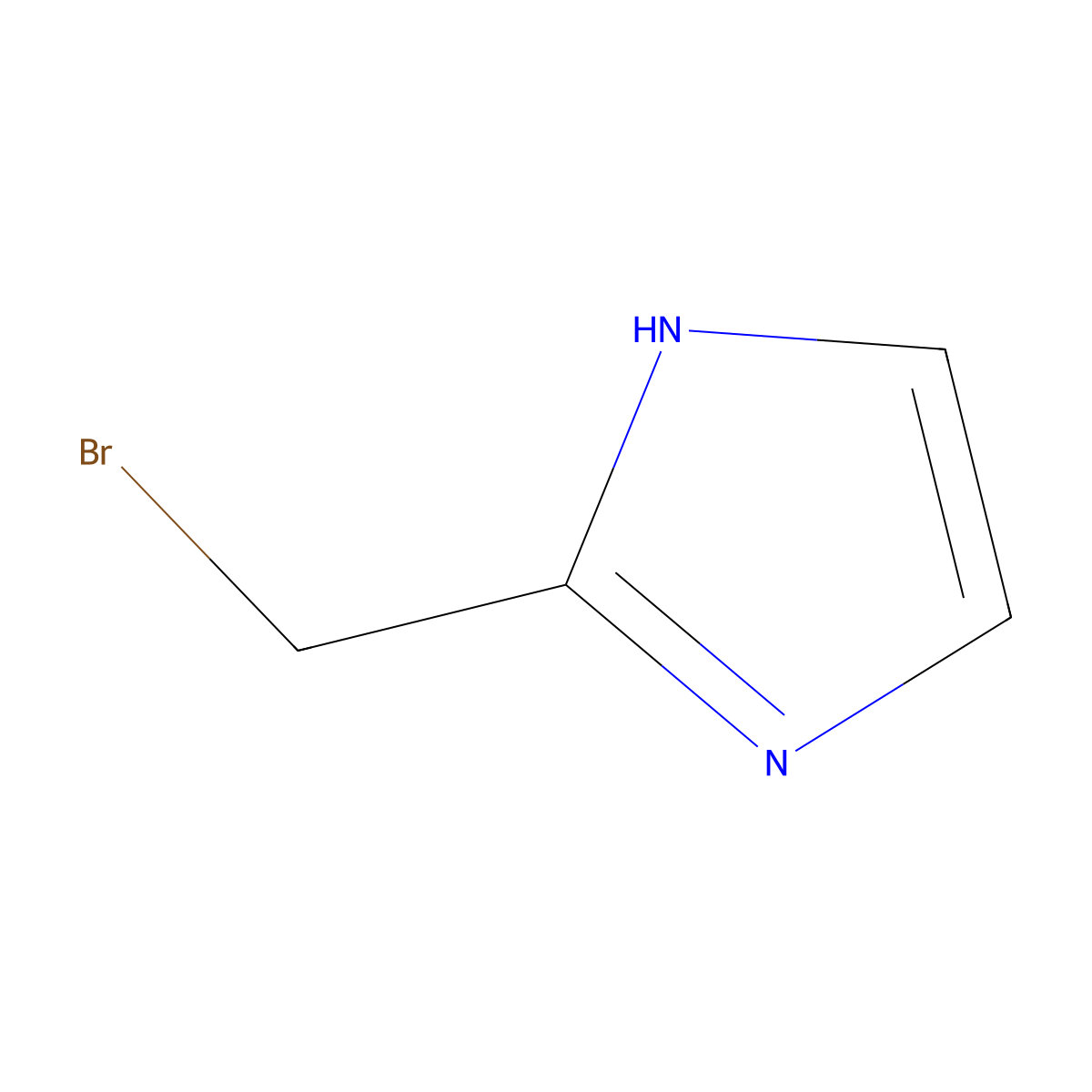 2-(Bromomethyl)-1H-imidazole molecular structure, CAS 735273-40-2