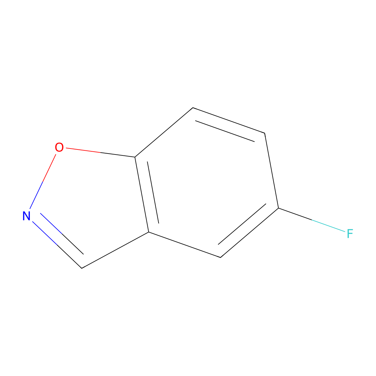 5-Fluorobenzo[d]isoxazole molecular structure, CAS 735294-25-4