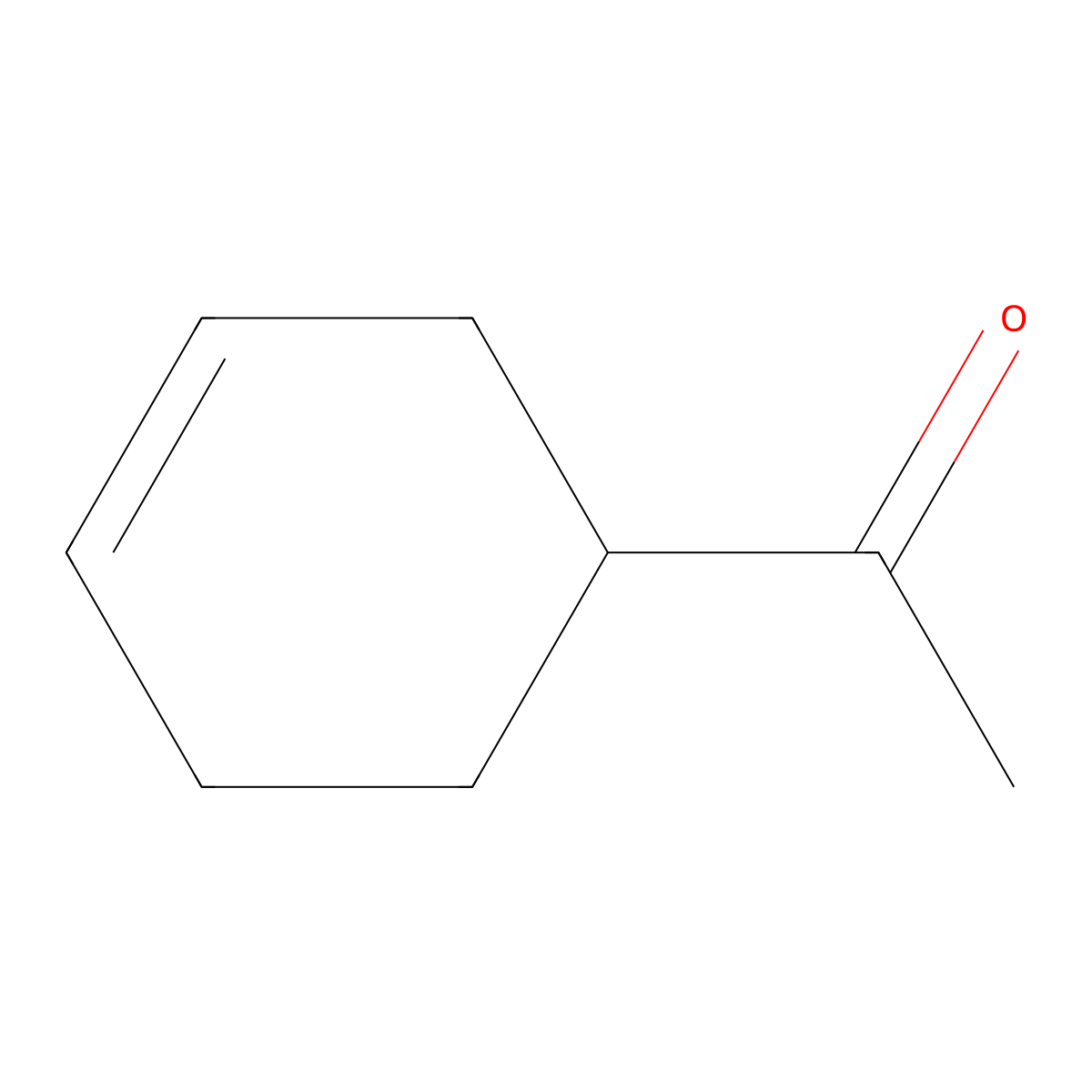 4-Acetylcyclohexene molecular structure, CAS 7353-76-6