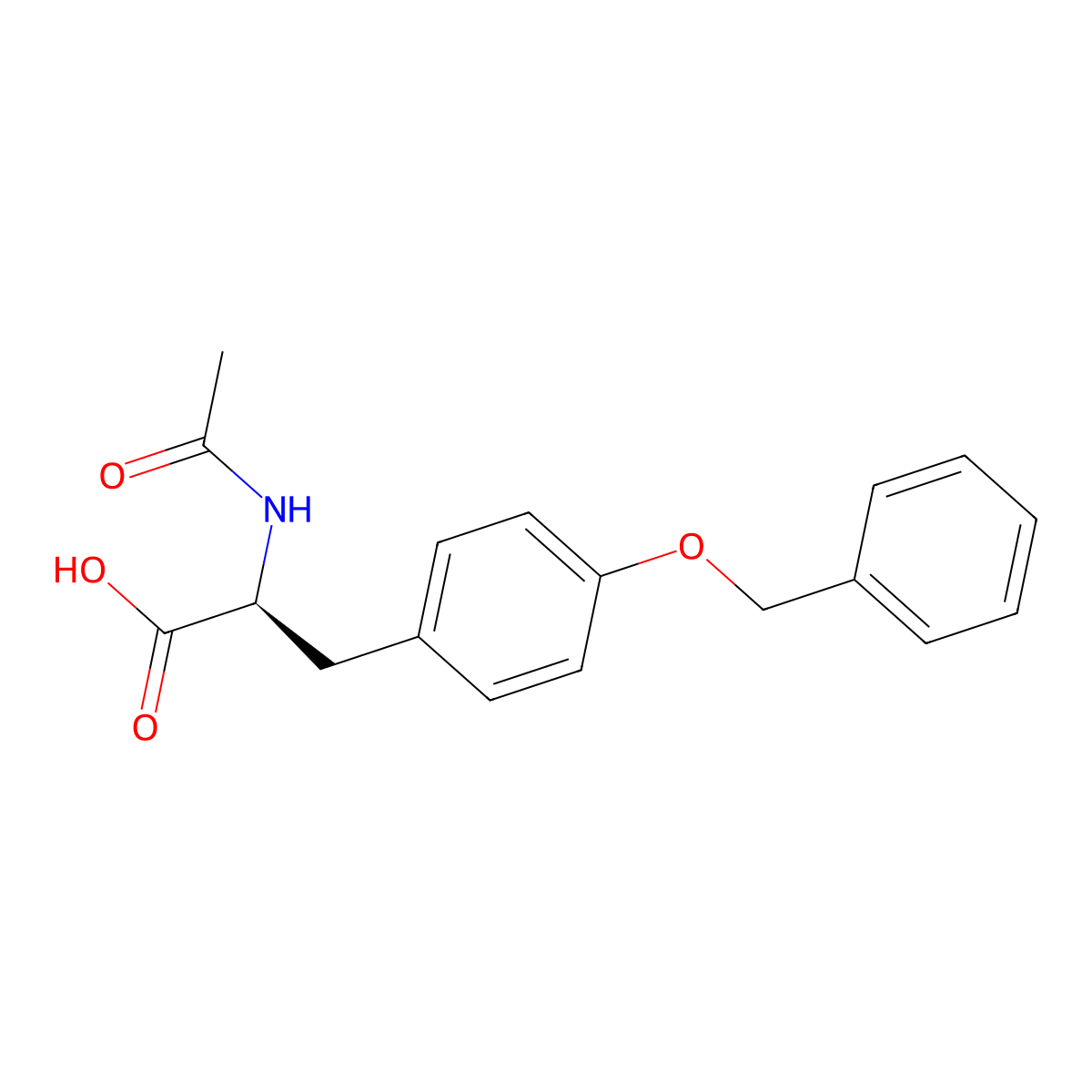 N-Acetyl-O-benzyl-L-tyrosine molecular structure, CAS 73535-46-3