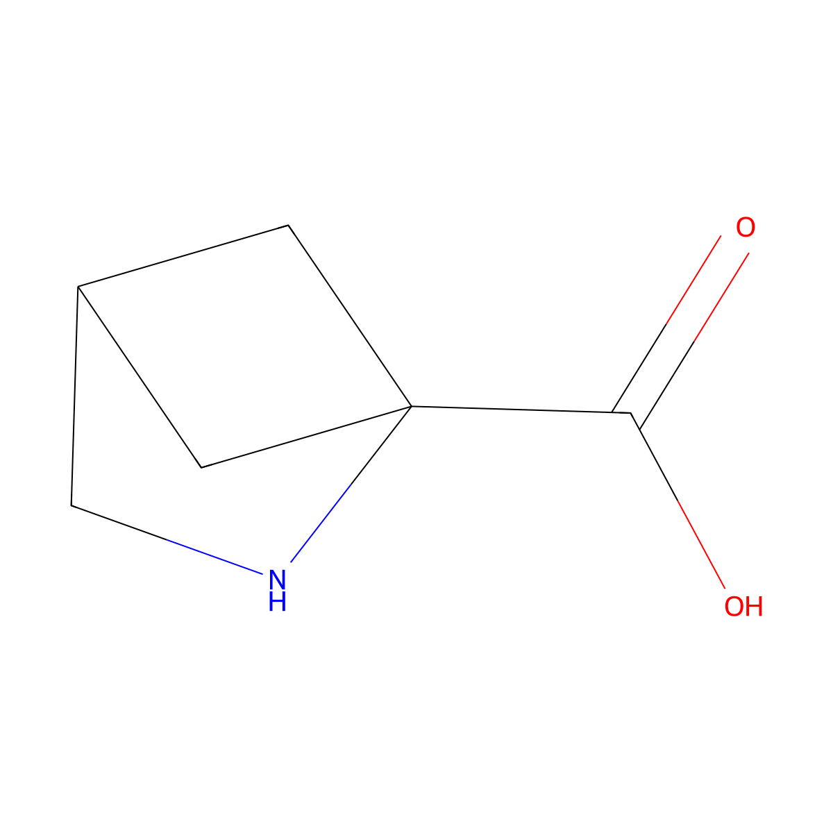 2,4-Methanoproline molecular structure, CAS 73550-56-8