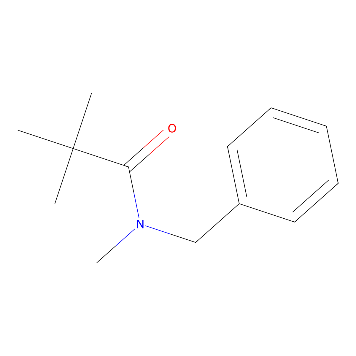 N-Benzyl-N,2,2-trimethylpropanamide molecular structure, CAS 73551-24-3