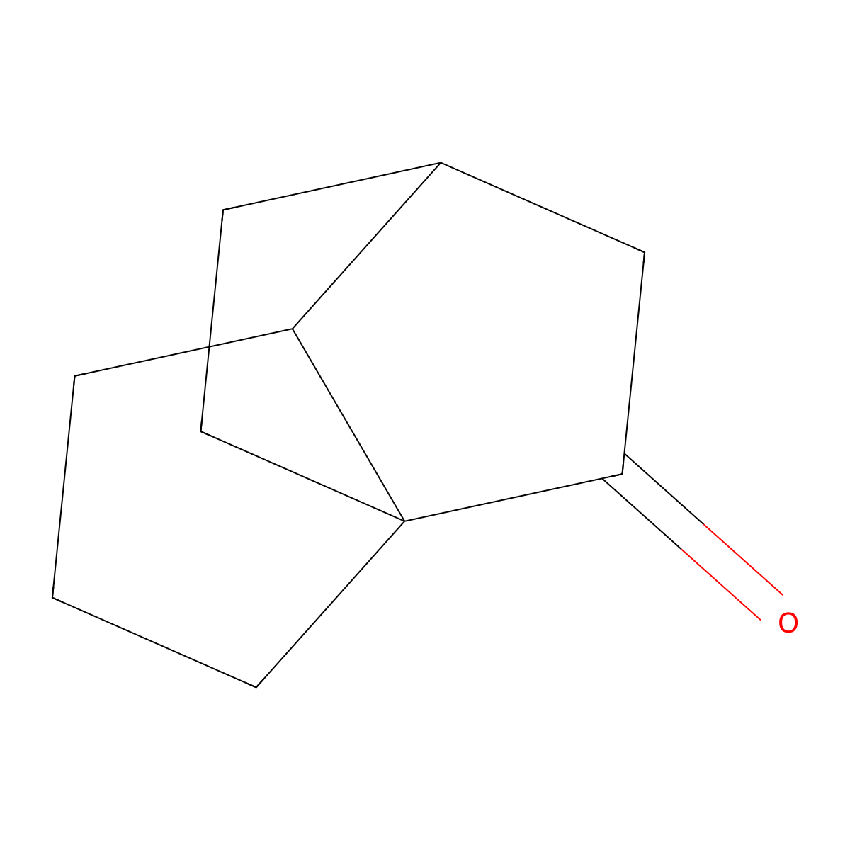 hexahydro-1H-1,3a-ethanopentalen-7-one molecular structure, CAS 73551-45-8