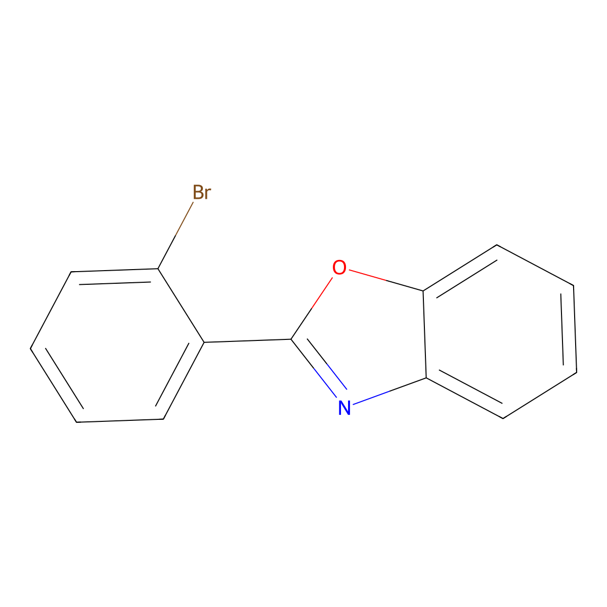 2-(2-Bromophenyl)-1,3-benzoxazole molecular structure, CAS 73552-42-8