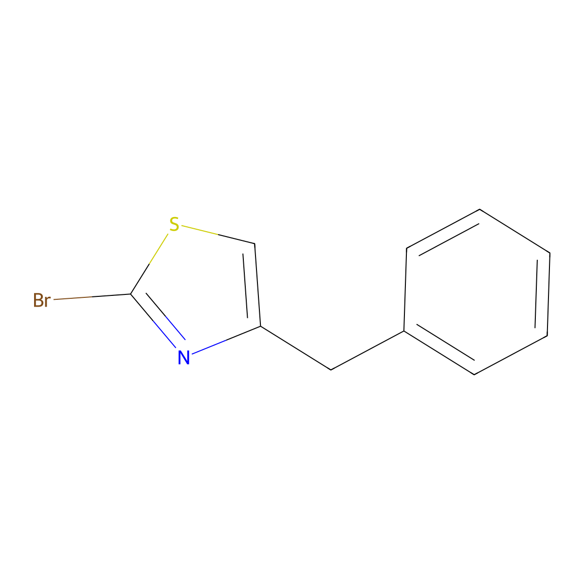 4-Benzyl-2-bromothiazole molecular structure, CAS 73553-79-4