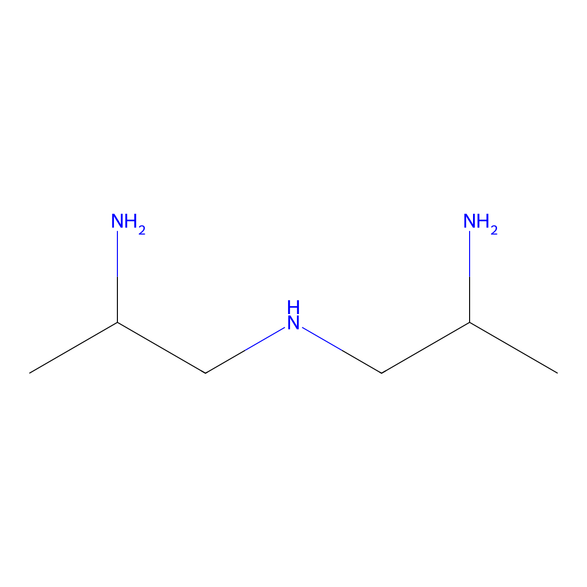N-(2-aminopropyl)propane-1,2-diamine molecular structure, CAS 7356-00-5