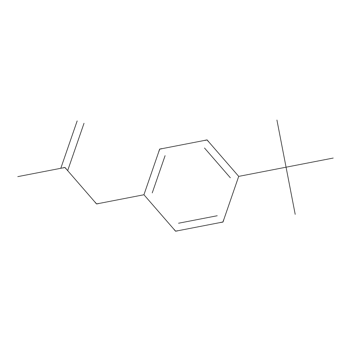3-(4-Tert-butylphenyl)-2-methyl-1-propene molecular structure, CAS 73566-44-6