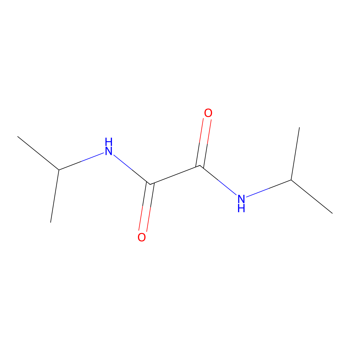 N,N'-diisopropyloxamide molecular structure, CAS 7357-22-4