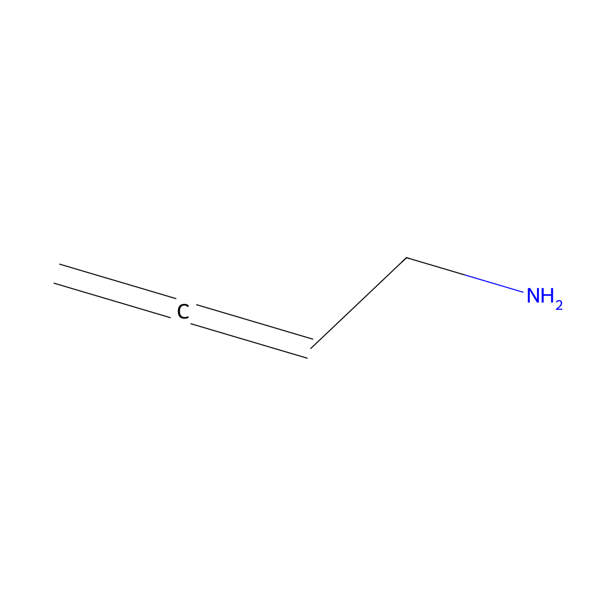 Buta-2,3-dien-1-amine molecular structure, CAS 73586-36-4