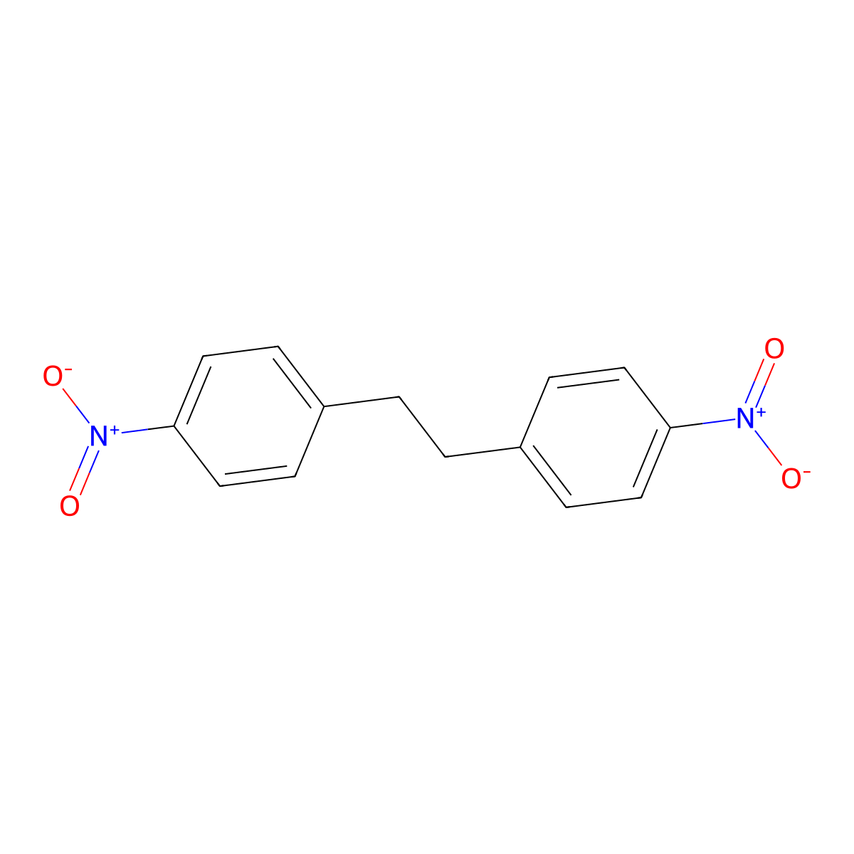 1,2-Bis(4-nitrophenyl)ethane molecular structure, CAS 736-30-1