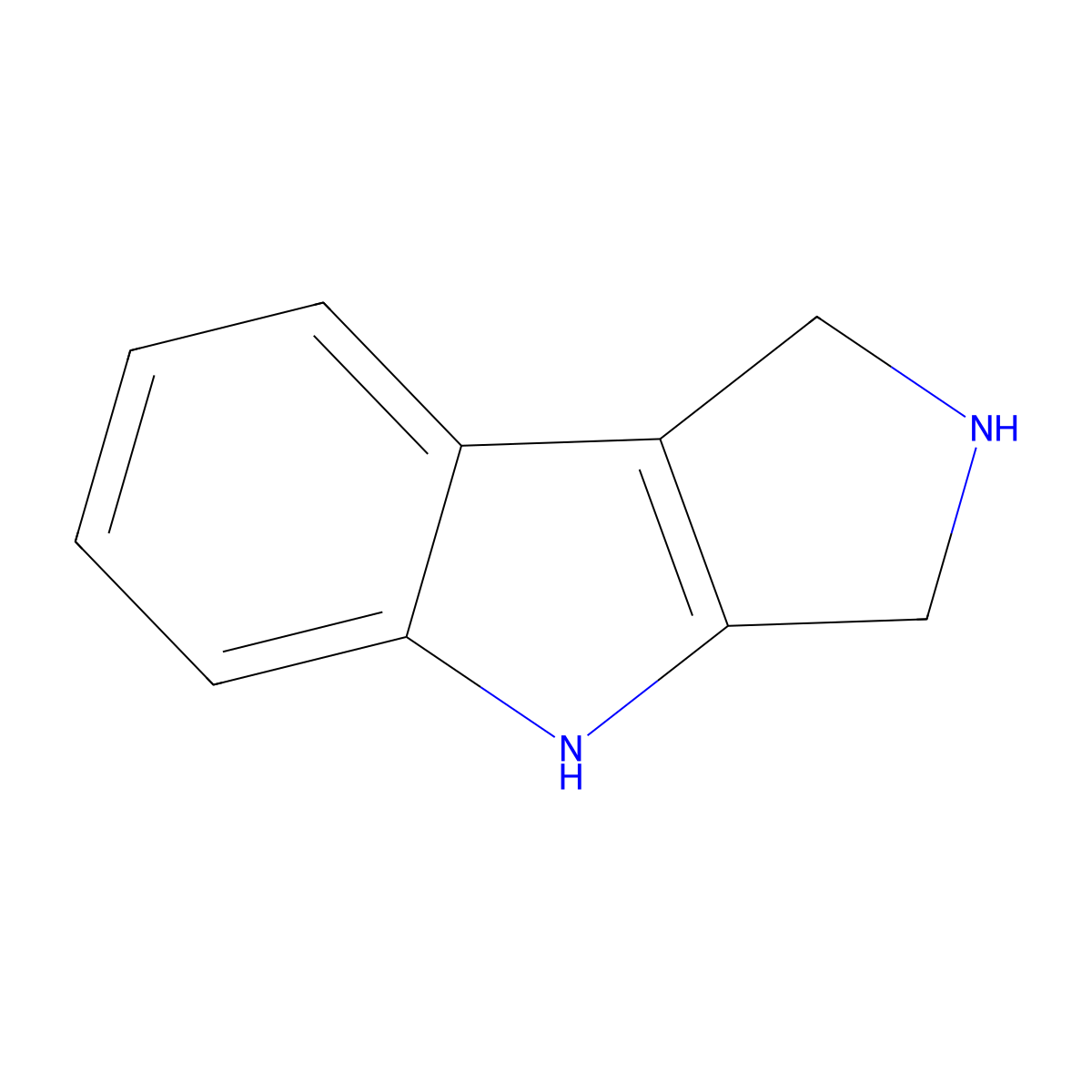 1,2,3,4-Tetrahydropyrrolo[3,4-b]indole molecular structure, CAS 73605-01-3
