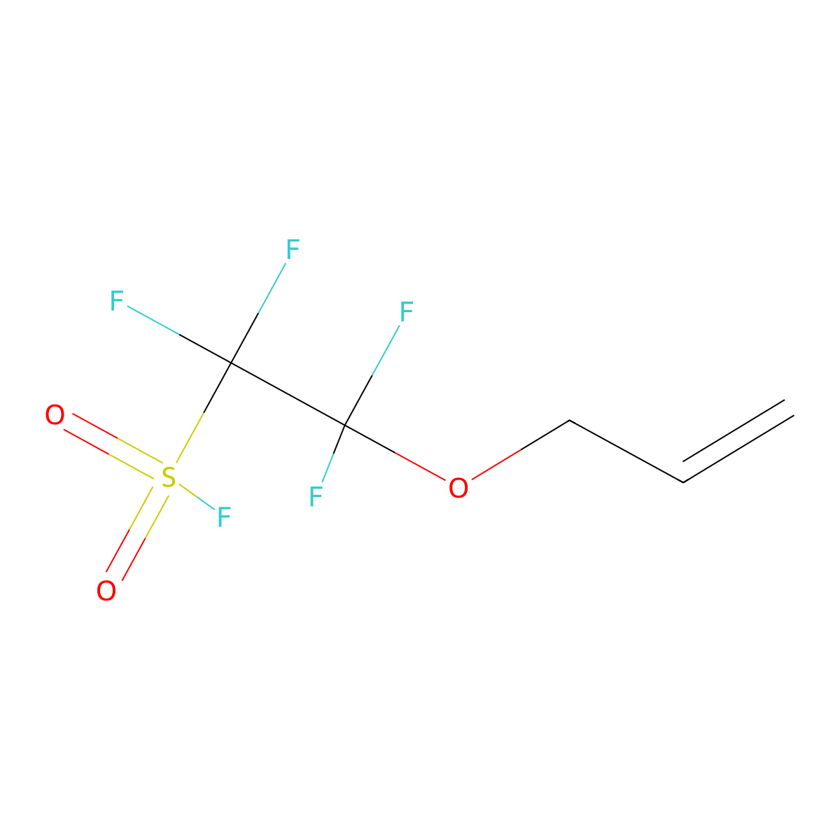 2-(Allyloxy)-1,1,2,2-tetrafluoroethanesulphonyl fluoride molecular structure, CAS 73606-13-0