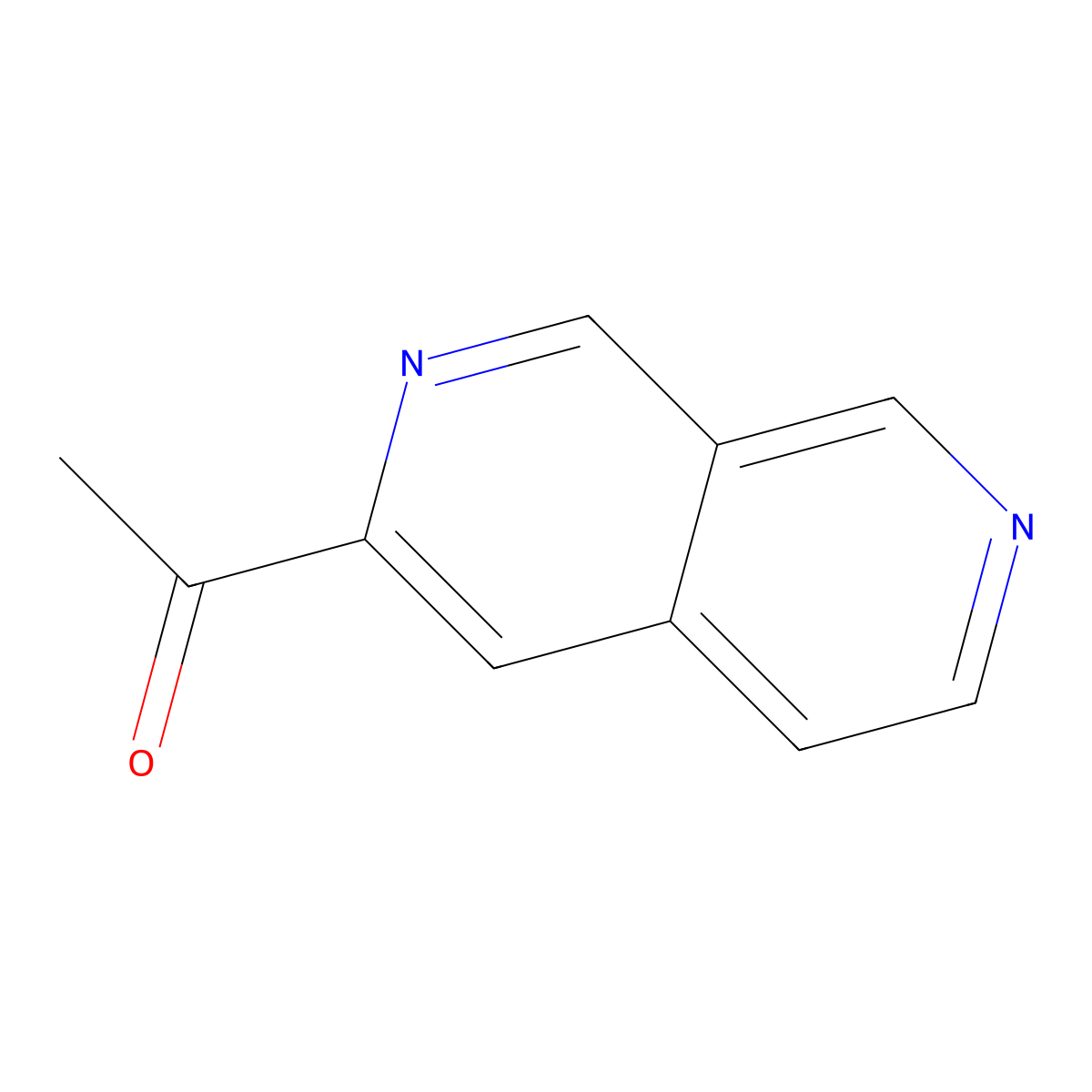 1-(2,7-Naphthyridin-3-yl)ethanone molecular structure, CAS 73607-00-8