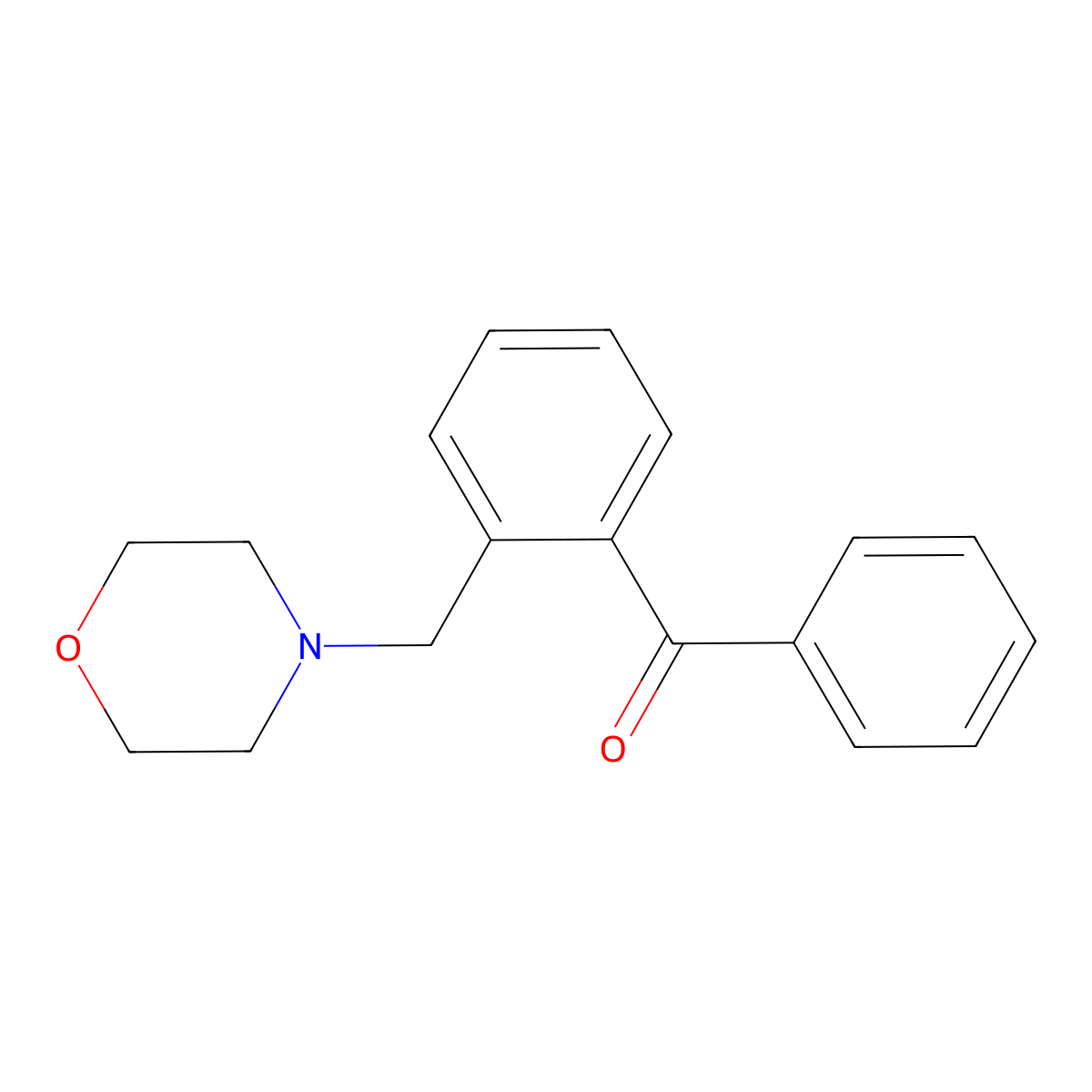 2-(Morpholinomethyl)benzophenone molecular structure, CAS 736075-46-0