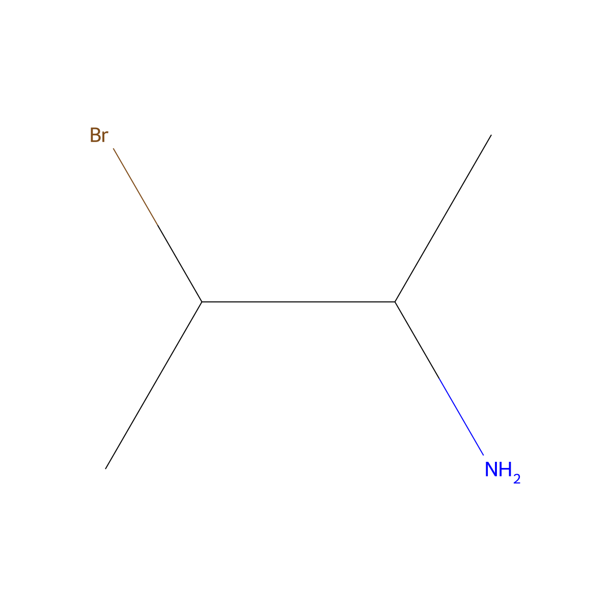 3-Bromobutan-2-amine molecular structure, CAS 736083-47-9