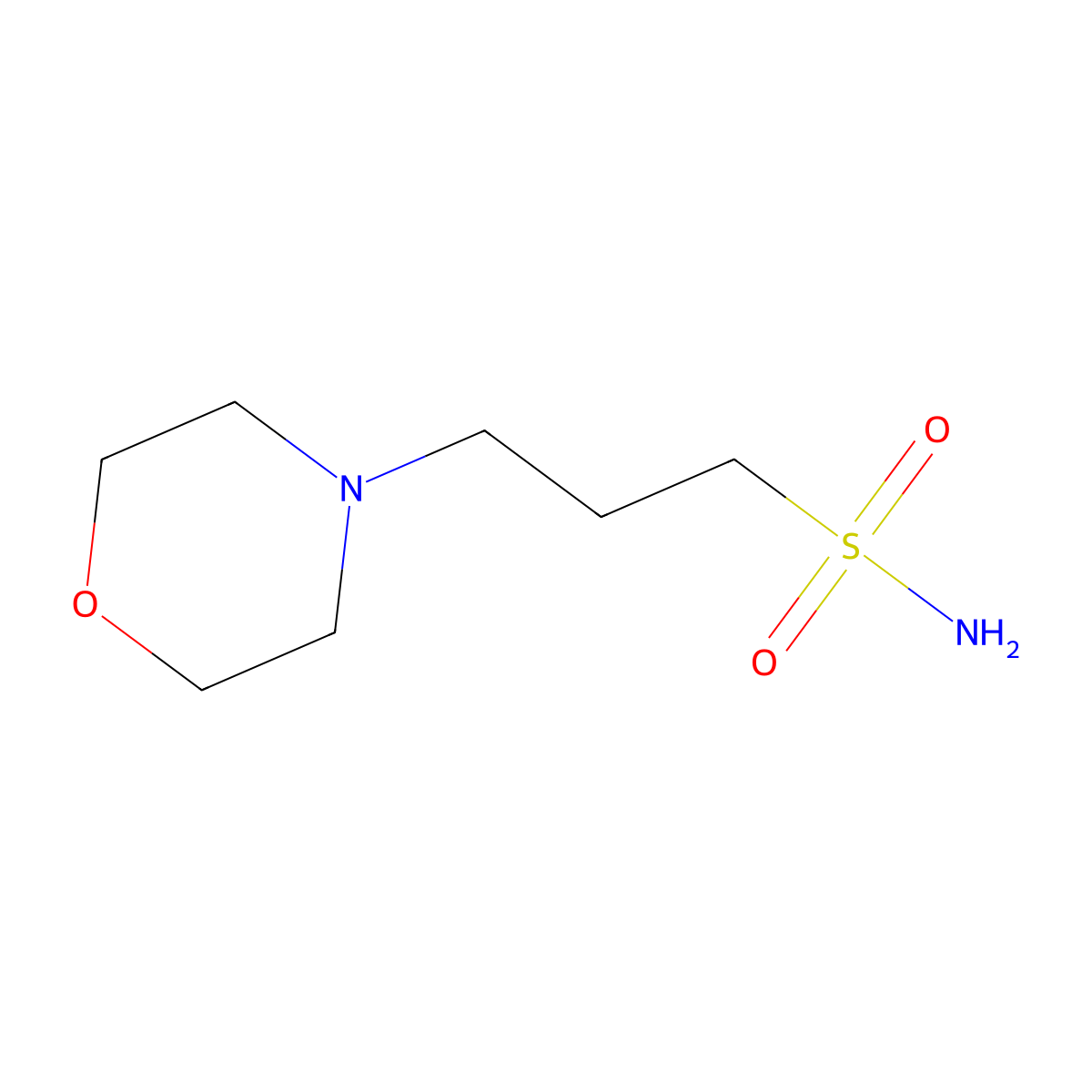 3-(Morpholin-4-yl)propane-1-sulfonamide molecular structure, CAS 736182-77-7