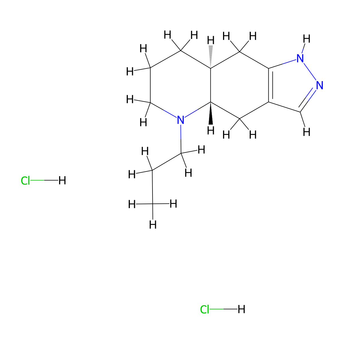 Quinpirole dihydrochloride molecular structure, CAS 73625-62-4