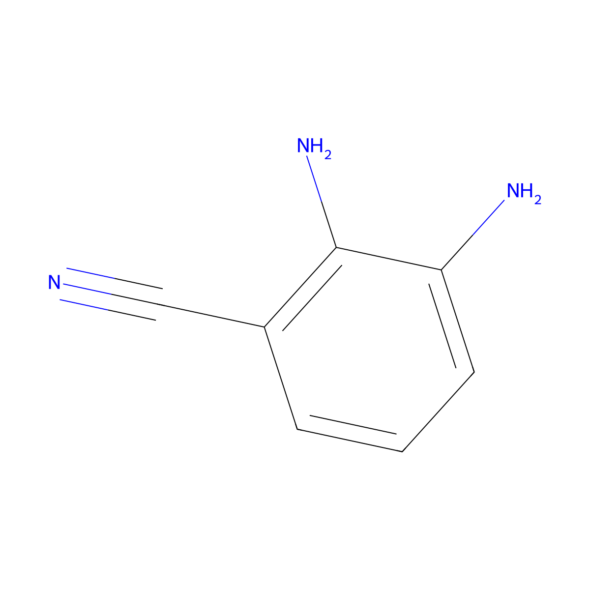 1,2-Diamino-3-cyanobenzene molecular structure, CAS 73629-43-3