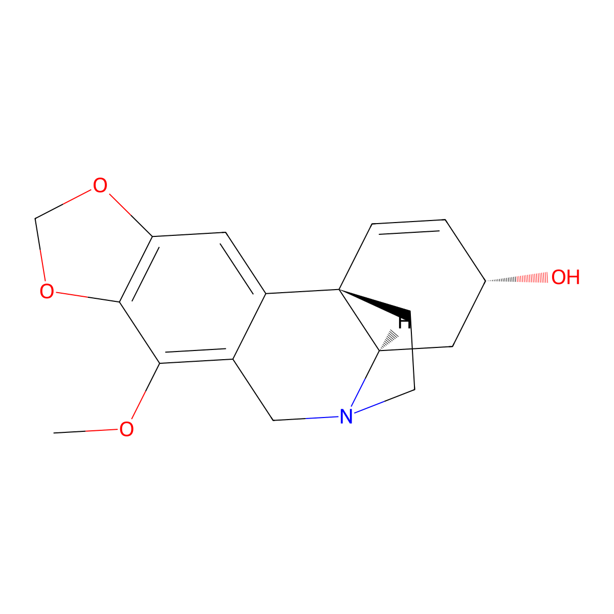 Powelline molecular structure, CAS 7363-25-9