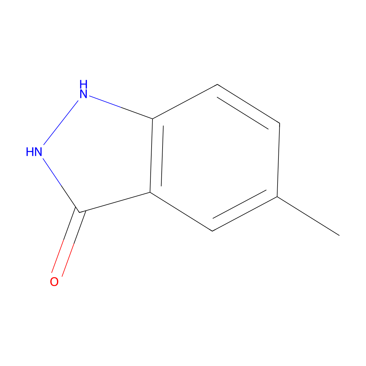 5-Methyl-1H-indazol-3-ol molecular structure, CAS 7364-26-3