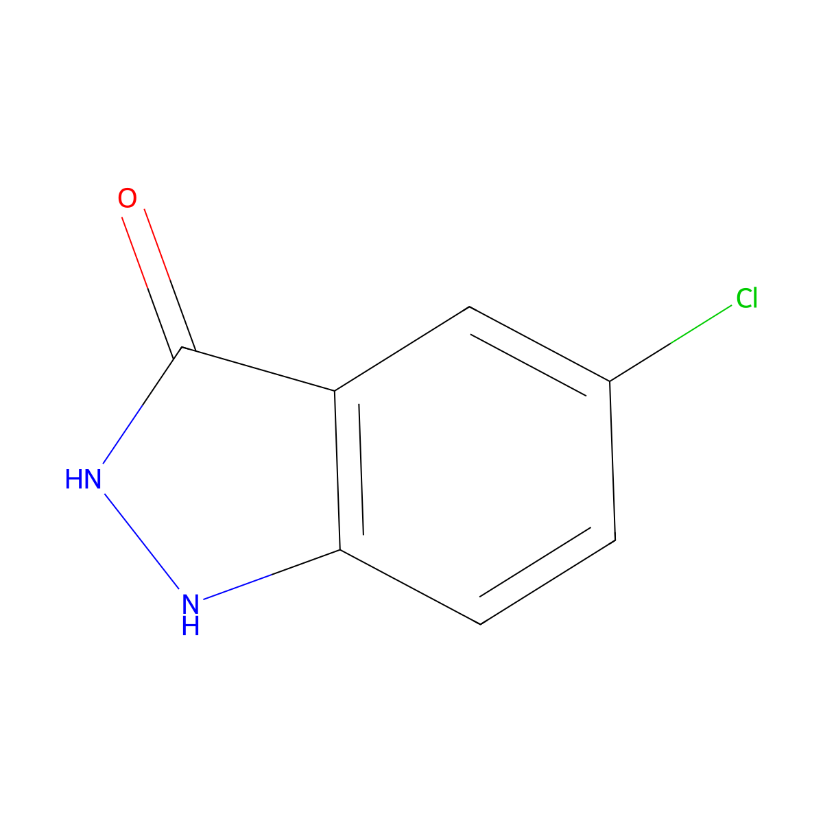 5-chloro-1H-indazol-3-ol molecular structure, CAS 7364-28-5