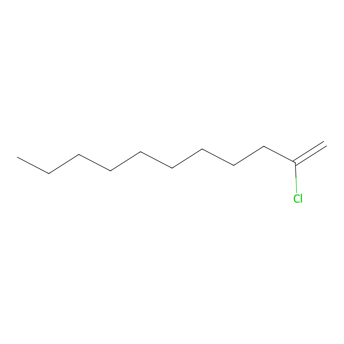2-Chloro-1-undecene molecular structure, CAS 73642-98-5
