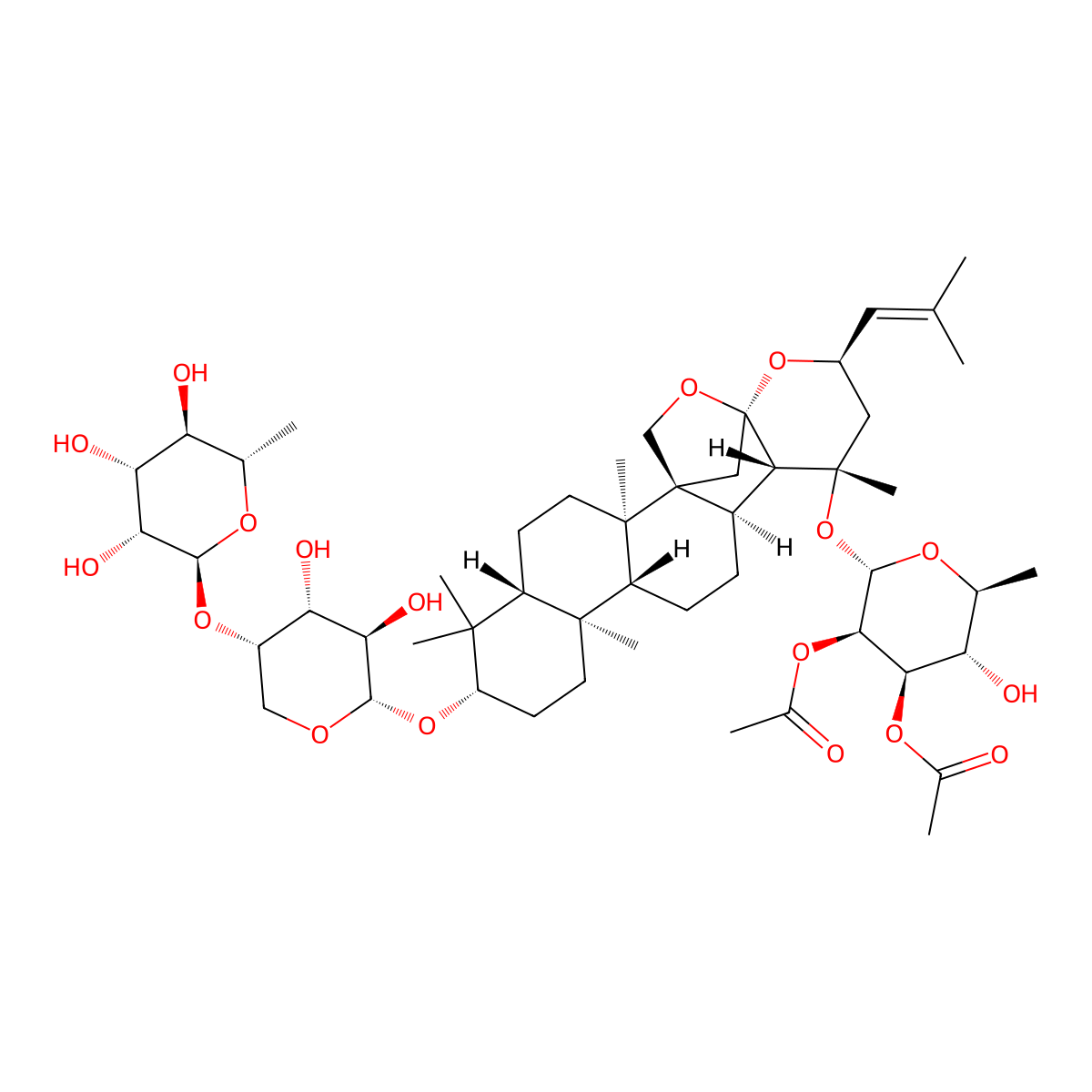Ziziphin molecular structure, CAS 73667-51-3