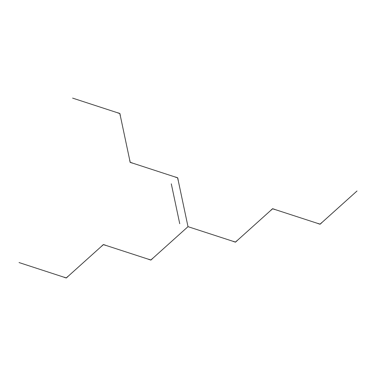 4-Nonene, 5-butyl- molecular structure, CAS 7367-38-6