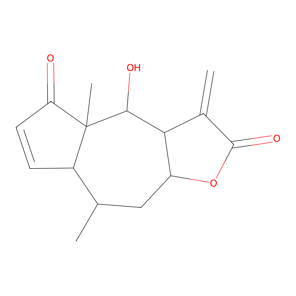 Helenalin extract molecular structure, CAS 73680-94-1