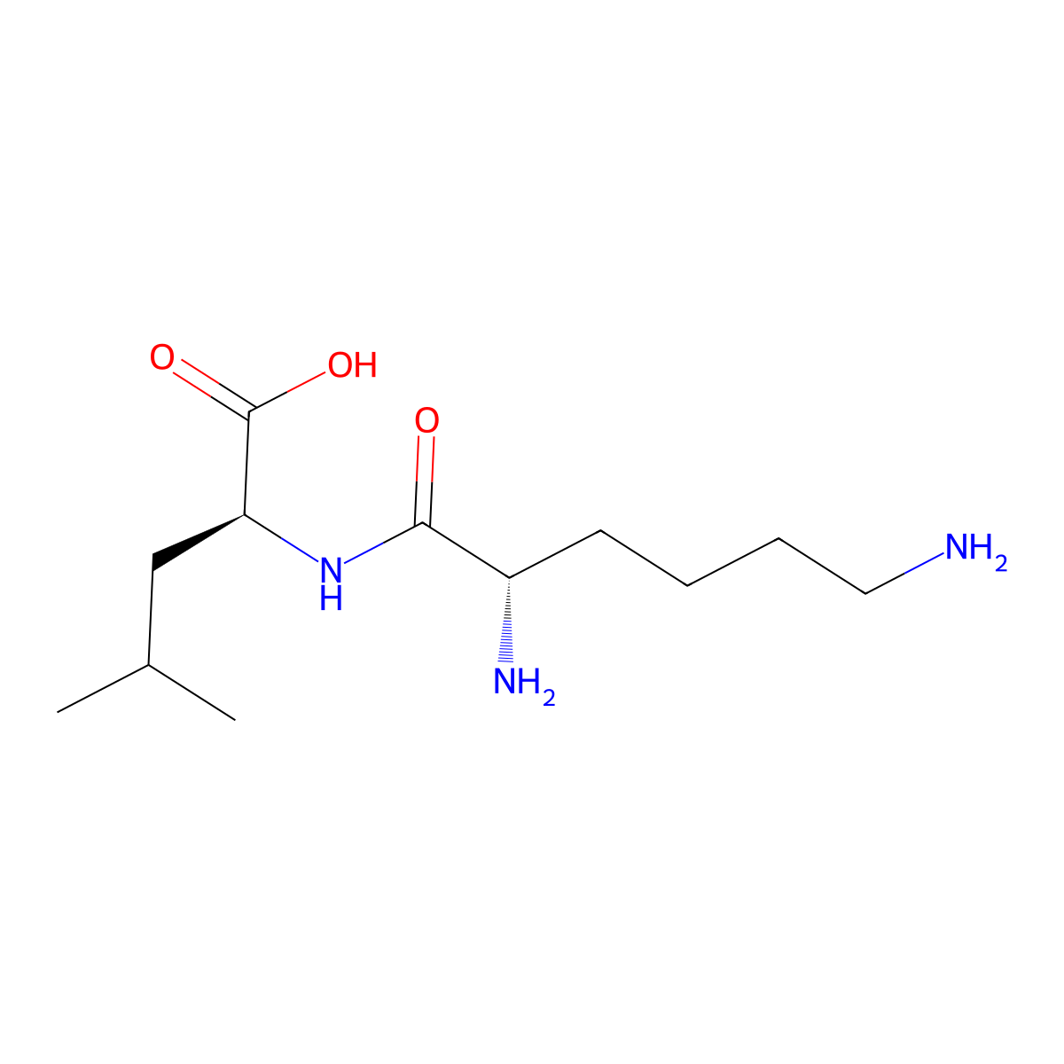 Lysyl-Leucine molecular structure, CAS 7369-79-1