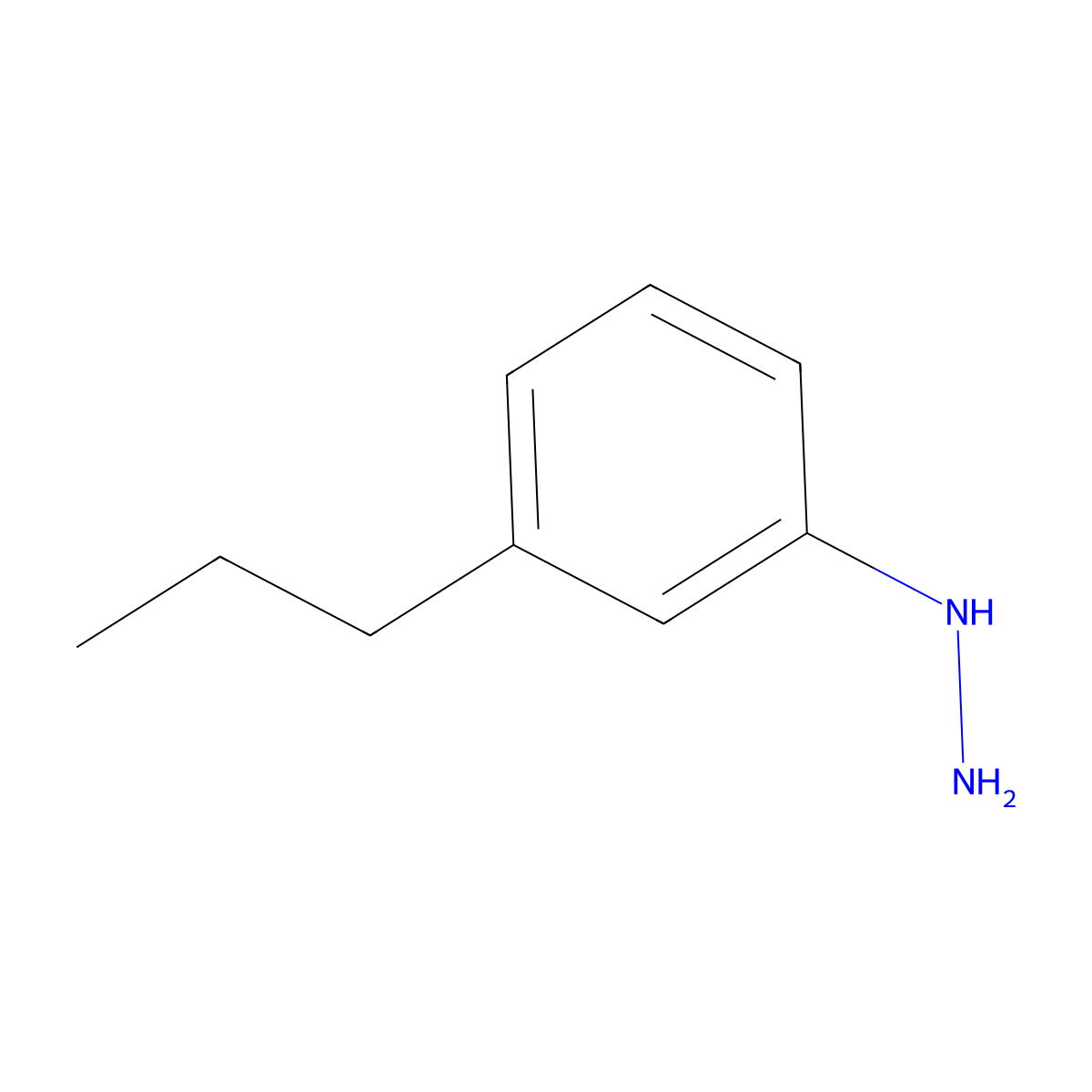 (3-Propylphenyl)hydrazine molecular structure, CAS 736918-23-3