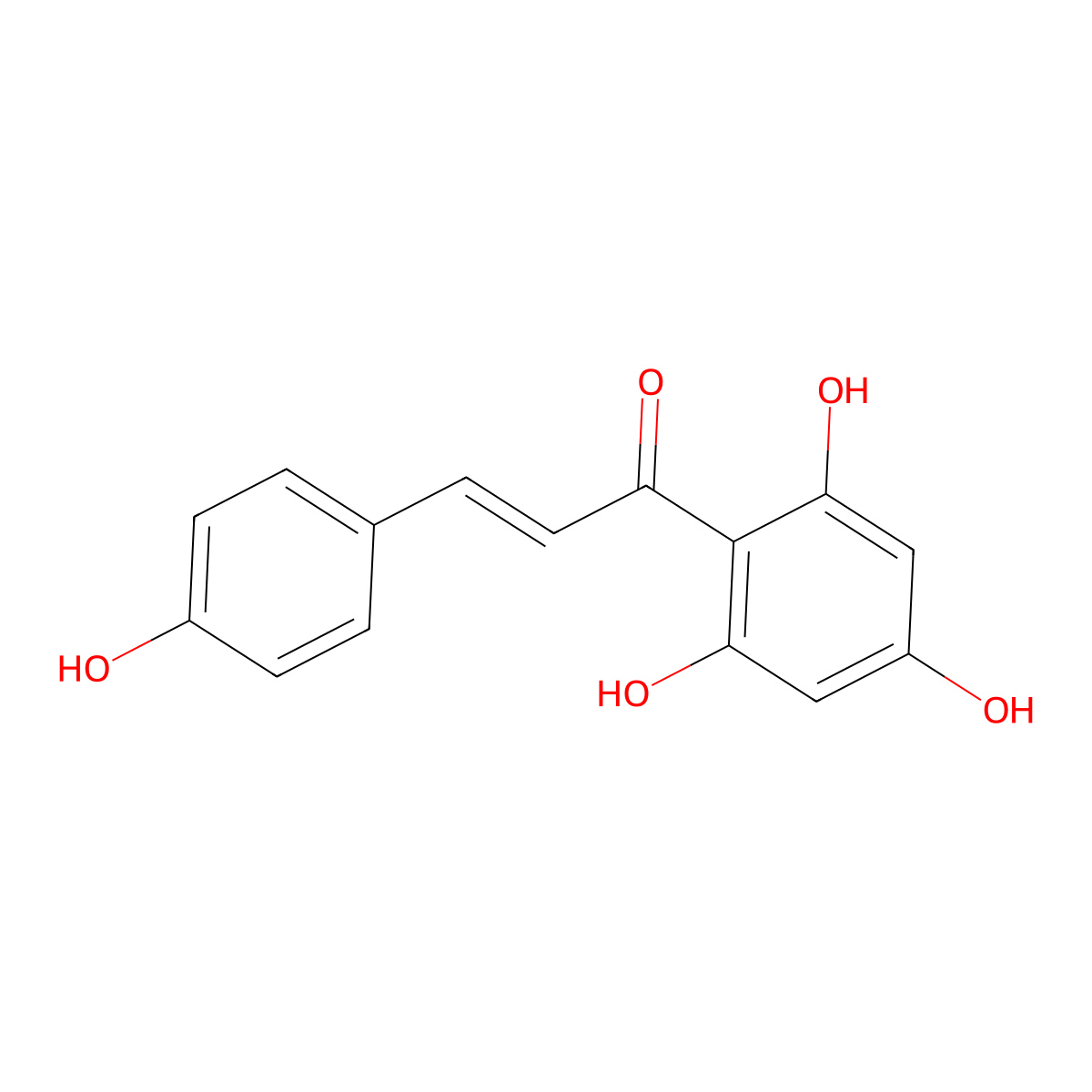 2',4,4',6'-Tetrahydroxychalcone molecular structure, CAS 73692-50-9