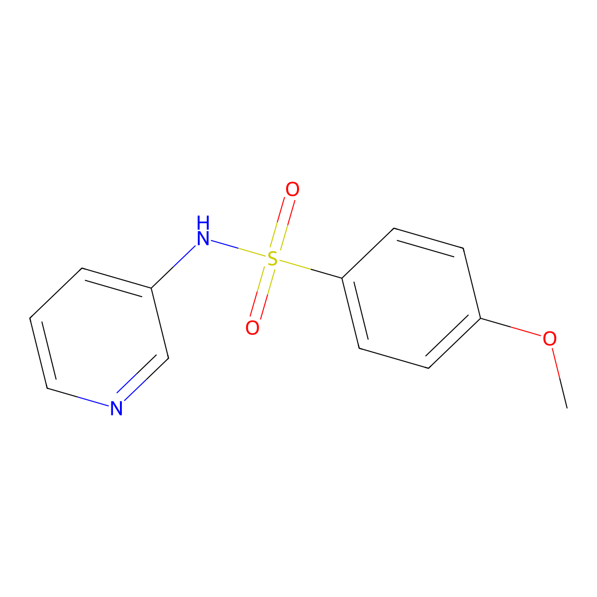 4-Methoxy-N-pyridin-3-yl-benzenesulfonamide molecular structure, CAS 736936-81-5