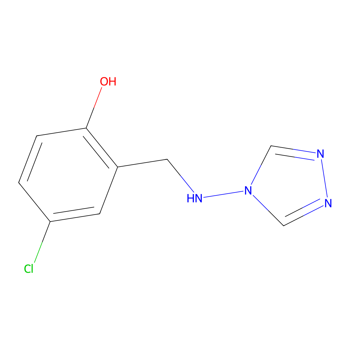 2-(((4H-1,2,4-triazol-4-yl)amino)methyl)-4-chlorophenol molecular structure, CAS 736941-80-3