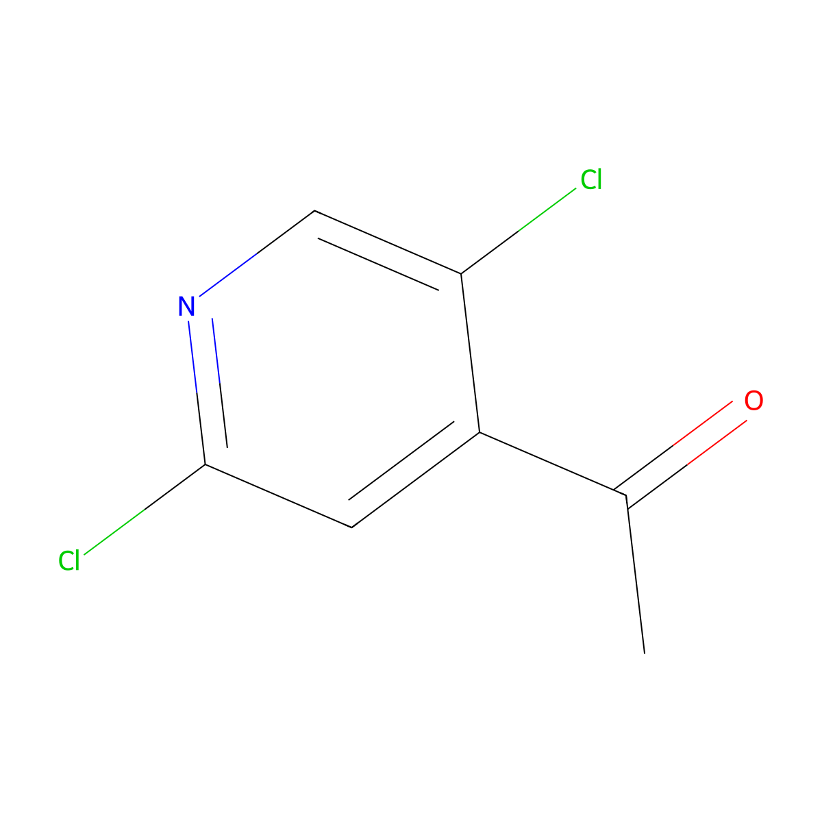 1-(2,5-Dichloropyridin-4-YL)ethanone molecular structure, CAS 736990-29-7