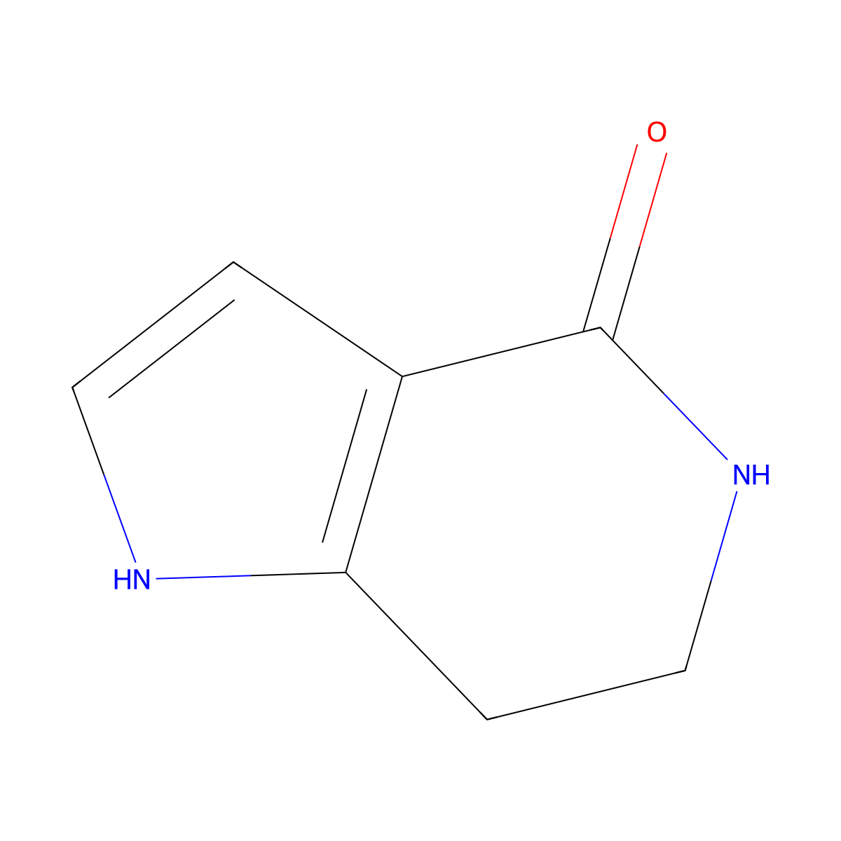 1H,4H,5H,6H,7H-pyrrolo[3,2-c]pyridin-4-one molecular structure, CAS 736990-65-1
