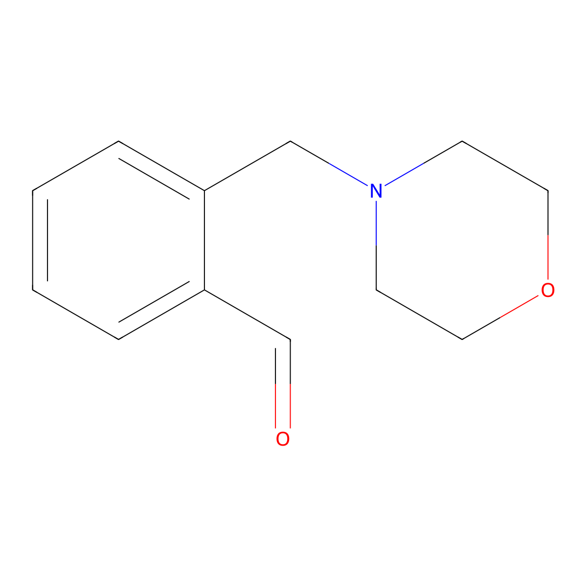 2-(Morpholinomethyl)benzaldehyde molecular structure, CAS 736991-21-2
