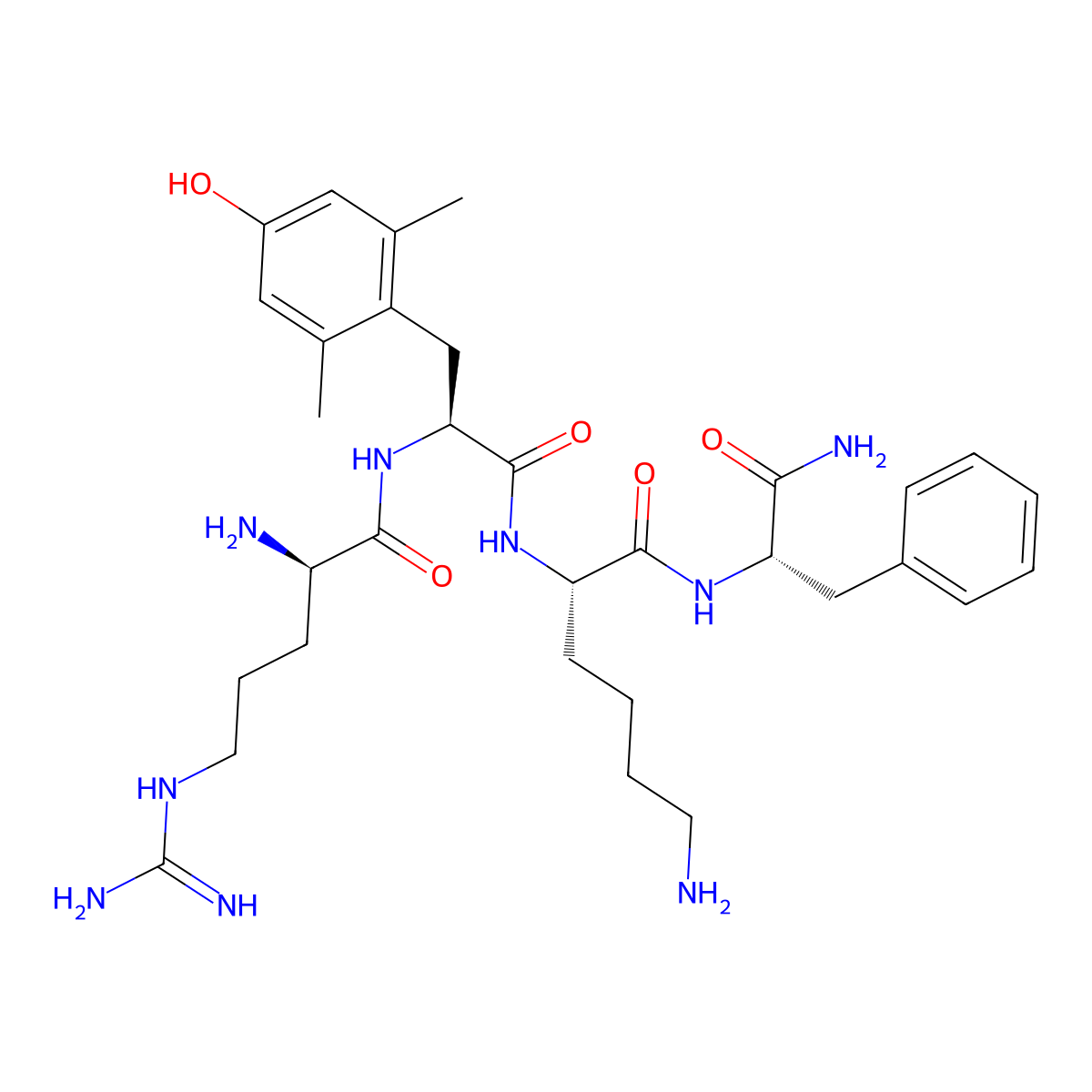 Elamipretide molecular structure, CAS 736992-21-5
