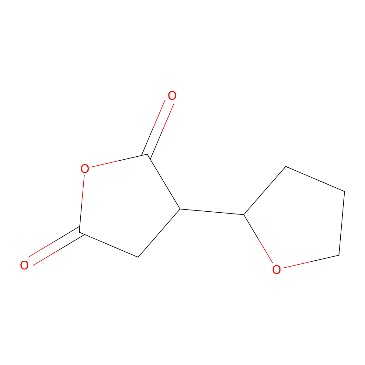 3-(Oxolan-2-yl)oxolane-2,5-dione molecular structure, CAS 7370-72-1