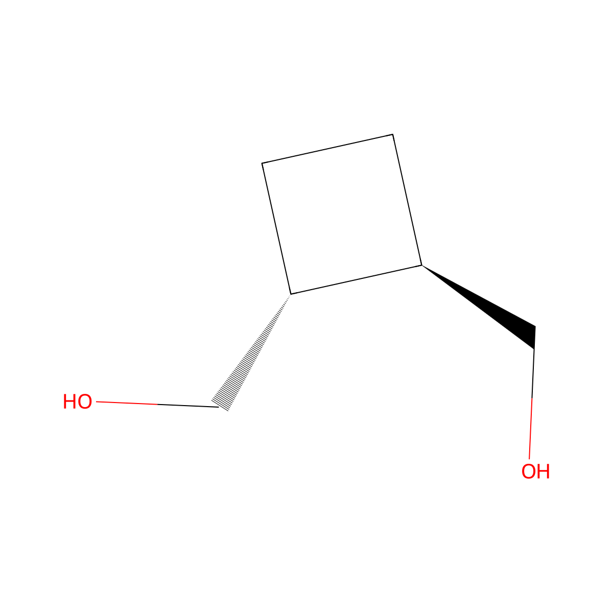 [trans-2-(Hydroxymethyl)cyclobutyl]methanol molecular structure, CAS 7371-64-4