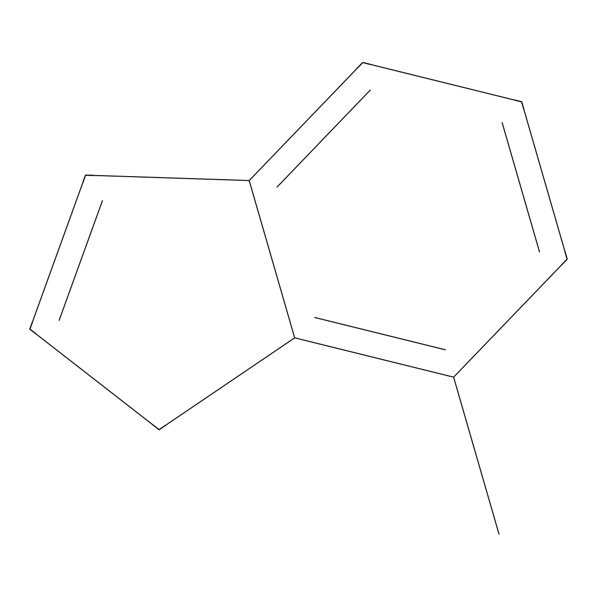 7-Methyl-1H-indene molecular structure, CAS 7372-92-1