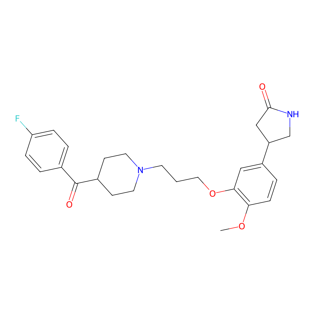 Lidanserin molecular structure, CAS 73725-85-6