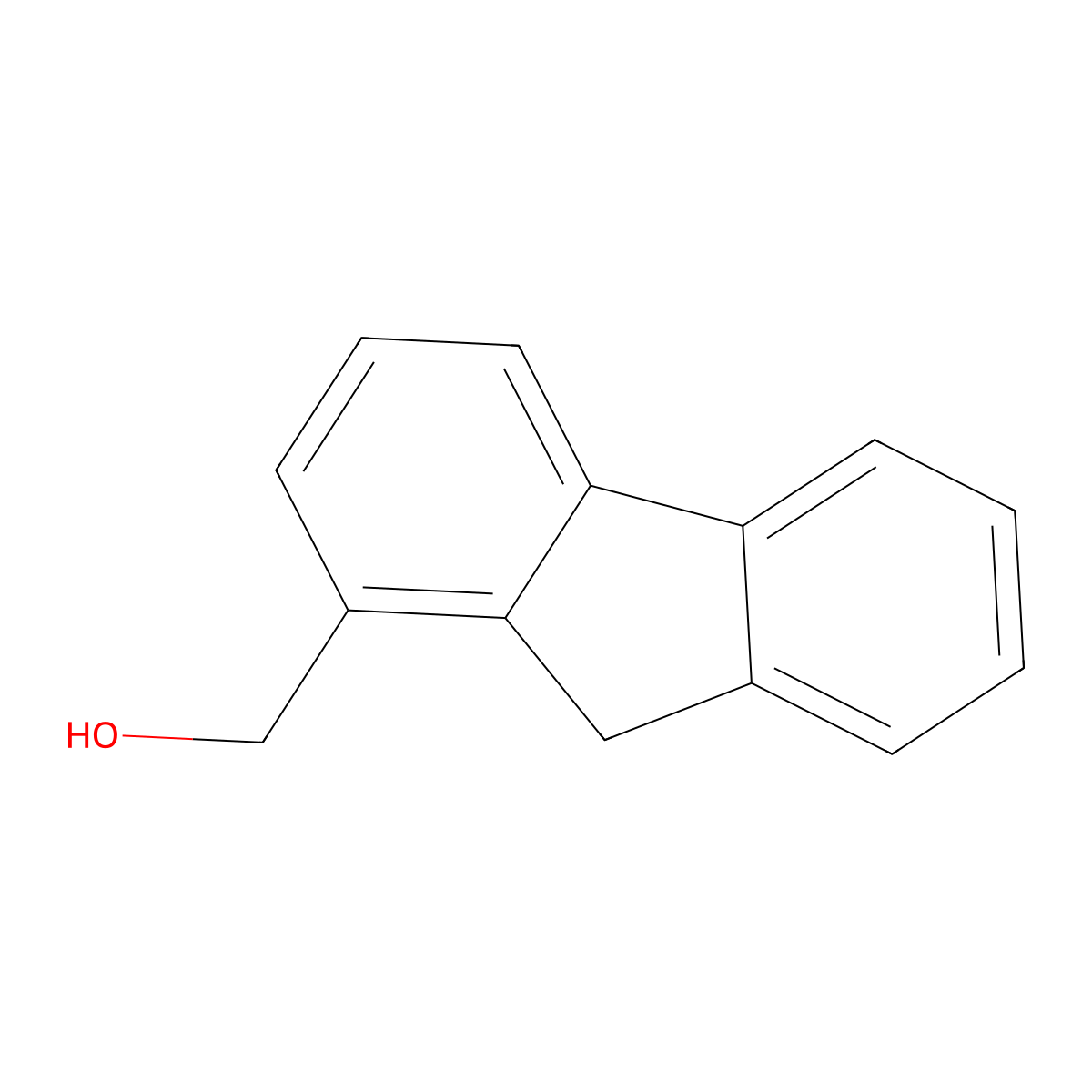 1-Fluorenemethanol molecular structure, CAS 73728-55-9