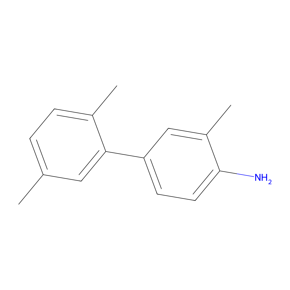 4-Biphenylamine, 3,2',5'-trimethyl- molecular structure, CAS 73728-79-7