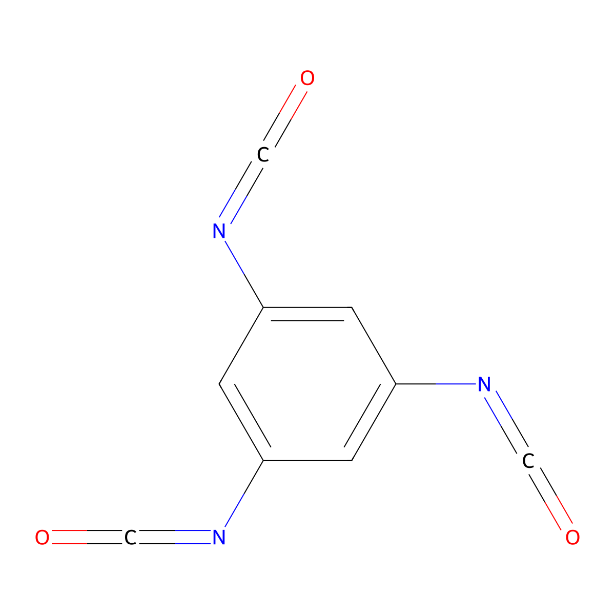 1,3,5-Triisocyanatobenzene molecular structure, CAS 7373-27-5