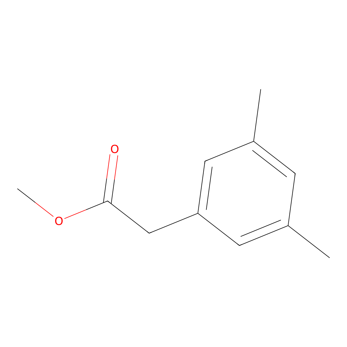 Methyl 2-(3,5-dimethylphenyl)acetate molecular structure, CAS 73739-94-3