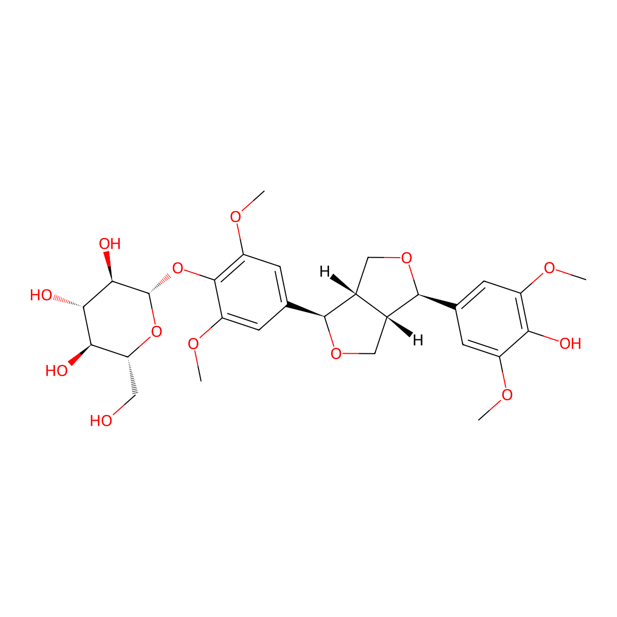 Acanthoside B molecular structure, CAS 7374-79-0