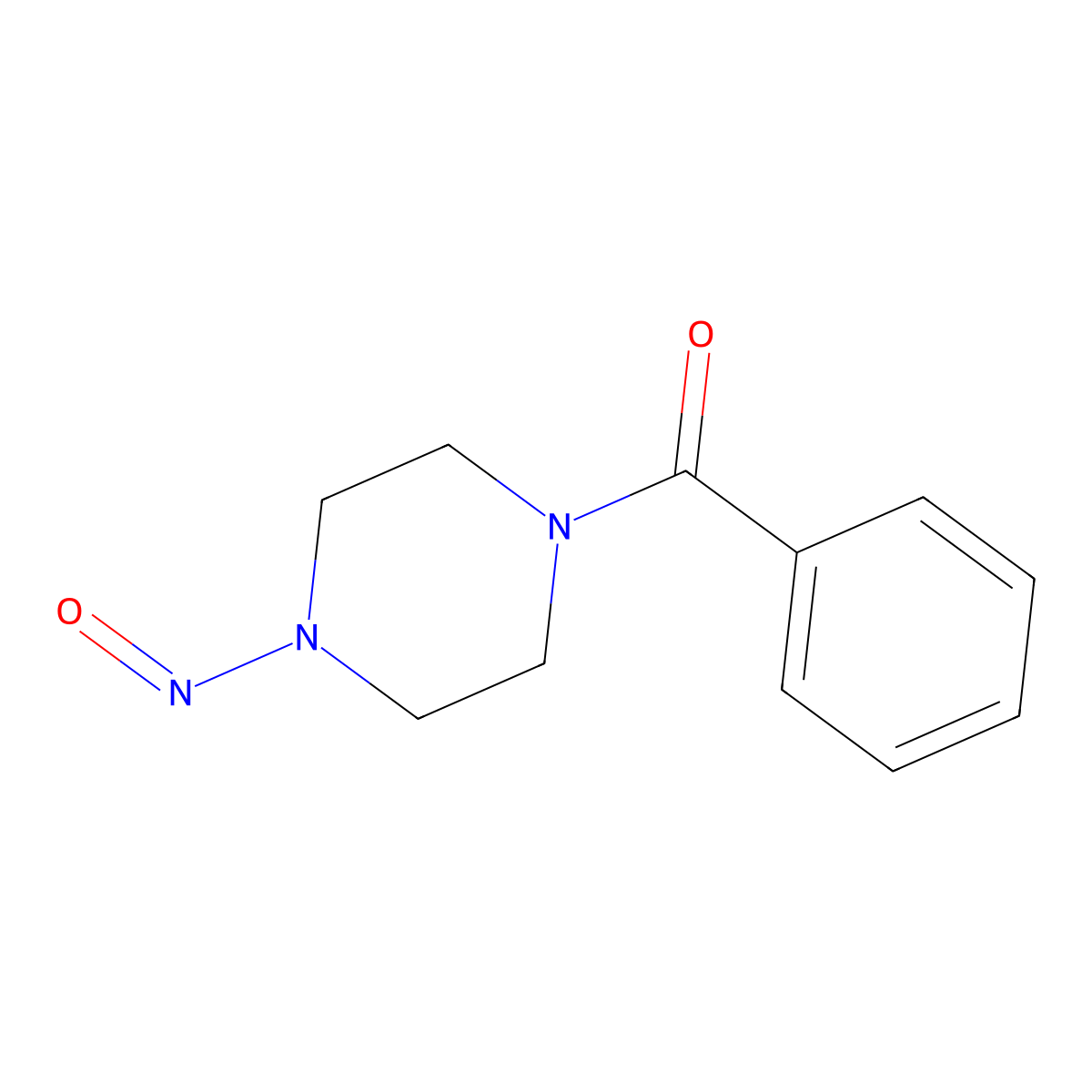 1-Benzoyl-4-nitrosopiperazine molecular structure, CAS 73742-55-9
