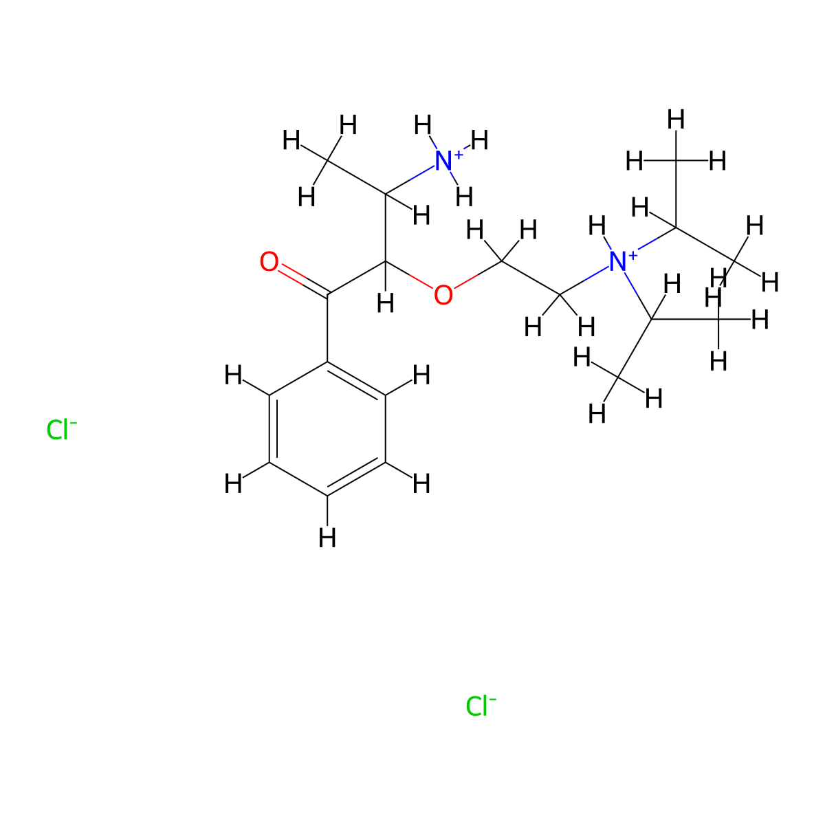 Butyrophenone, 3-amino-2-(2-(diisopropylamino)ethoxy)-, dihydrochloride molecular structure, CAS 73747-29-2